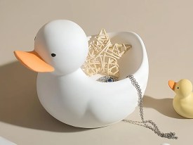 Molde silicona patito grande portavela